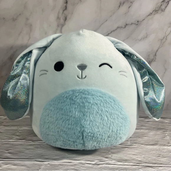 Kellytoy | Toys | Bastian The Blue Bunny Squishmallow Soft Squishy ...